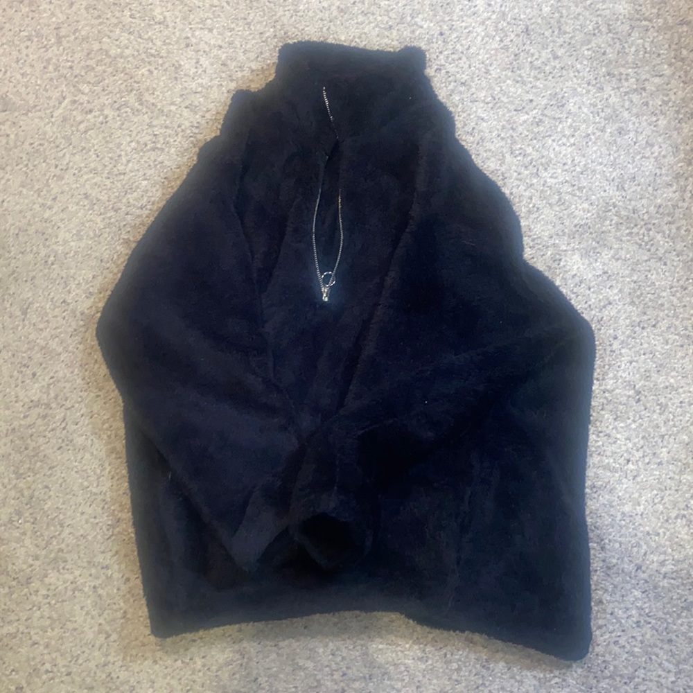 Worn once, super cozy and fuzzy